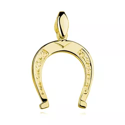OLIVIE Stříbrný přívěsek PODKOVA GOLD 4907