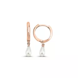 OLIVIE Stříbrné kroužky rose PERLA 7150