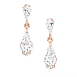 OLIVIE Stříbrné náušnice ROSE 3587