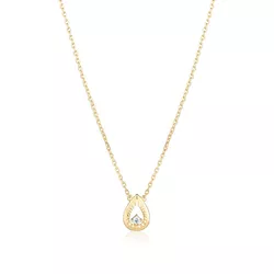 Náhrdelník JVD SVLN0586X61GO45 stříbrný