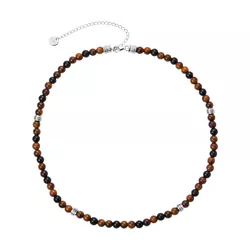 OLIVIE Korálkový náhrdelník WOOD 6004