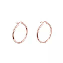 OLIVIE Stříbrné 2cm KRUHY ROSE 7067