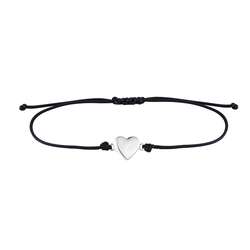 Provázkový náramek SRDCE 9682