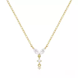 Stříbrný minimalistický náhrdelník GOLD 8705