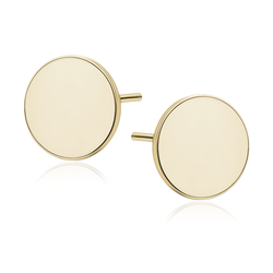 OLIVIE Stříbrné náušnice PECKY GOLD 7540