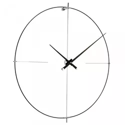 Designové nástěnné hodiny Nomon Bilbao BilbaoBB L černé 110cm