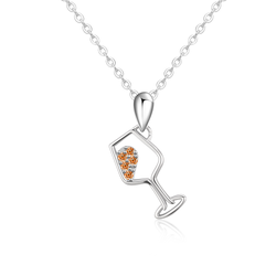 Stříbrný náhrdelník VÍNO 9731