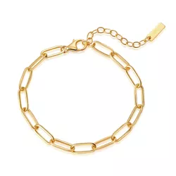 Stříbrný náramek ŘETĚZ GOLD 9401