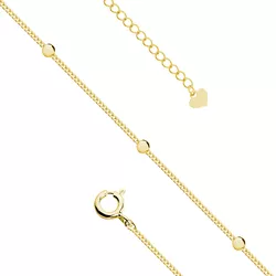OLIVIE Stříbrný řetízek na nohu MARRY GOLD 5287