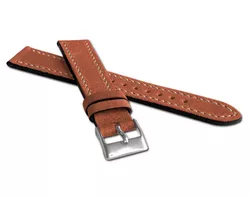 Hnědý řemínek LAVVU RETRO z luxusní kůže Top Grain - 20