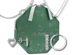 OLIVIE Adventní šperkový kalendář SRDCE 7867