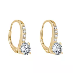OLIVIE Stříbrné náušnice GOLD 5143