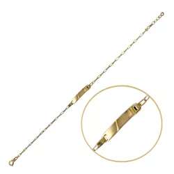 MINET Elegantní zlatý náramek Au 585/1000