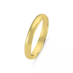 OLIVIE Snubní stříbrný prsten GOLD 7673 