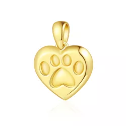 Stříbrný přívěsek TLAPKA GOLD 8607