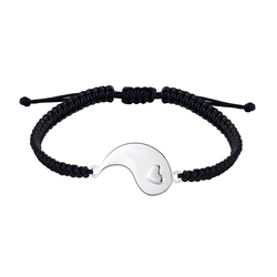 Provázkový náramek přátelství JIN a JANG 9683