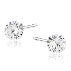 Stříbrné náušnice 6mm SEN 3309