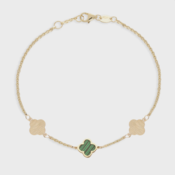 Náramek ze žlutého zlata Au 585/1000