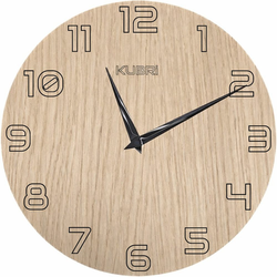 KUBRi KU3011 - hodiny od českého výrobce s tichým chodem