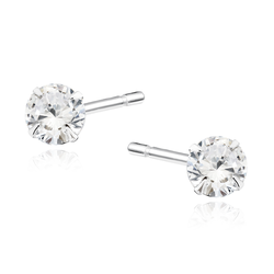 OLIVIE Stříbrné náušnice 5mm SEN 3312