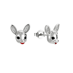 Stříbrné náušnice OSLÍK 9648