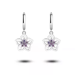 OLIVIE Stříbrné náušnice VIOLET 7133