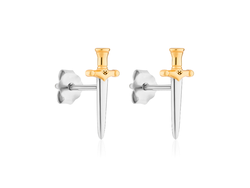 Stříbrné náušnice MEČ 9796