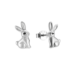 Stříbrné náušnice KRÁLÍK 9652