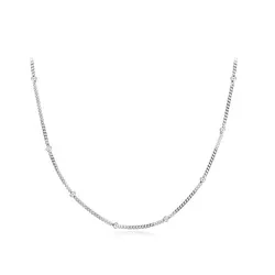 OLIVIE CHOKER kuličkový stříbrný řetízek 4600