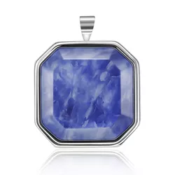 OLIVIE Stříbrný přívěsek BLUE SODALIT 6010
