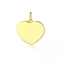 Stříbrný přívěsek SRDCE GOLD 8078