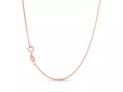OLIVIE Růžový 45cm stříbrný řetízek 4608