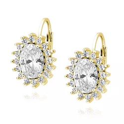 OLIVIE Stříbrné náušnice GOLD 5449