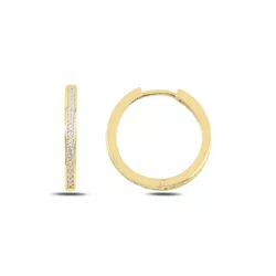OLIVIE Stříbrné kruhy GOLD 2 cm 5737