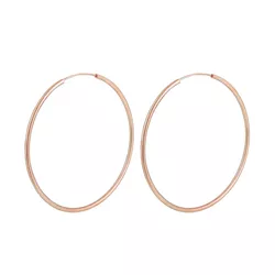 OLIVIE Stříbrné 5cm KRUHY ROSE 7091