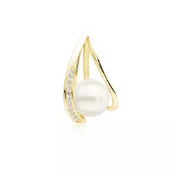 OLIVIE Stříbrný přívěsek PERLA GOLD 5948