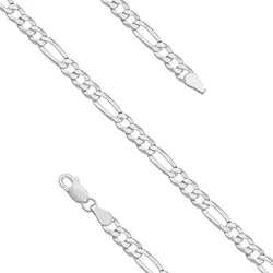 OLIVIE Stříbrný 60cm náhrdelník FIGARO 5645