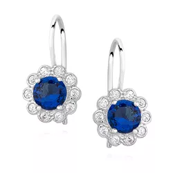 OLIVIE Dětské stříbrné náušnice BLUE 1633