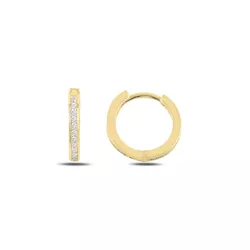 OLIVIE Stříbrné zirkonové kroužky GOLD 5738