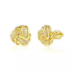 Stříbrné náušnice UZEL GOLD 8031