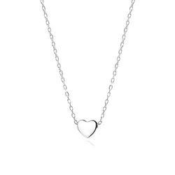 OLIVIE Stříbrný choker SRDÍČKO 7035