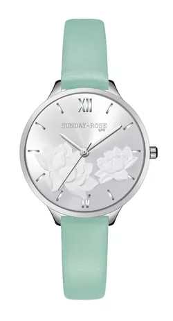 Hodinky SUNDAY ROSE Fashion Pastel Green SUN-F13