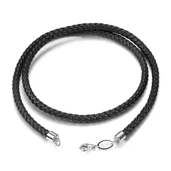 OLIVIE Kožená pletená šňůrka 50cm, tl.5 mm 6037