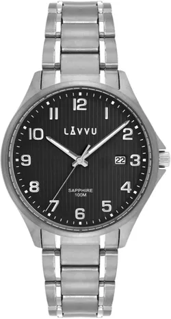 LAVVU Titanové hodinky se safírovým sklem TITANIUM LILLEHAMMER Black LWM0154
