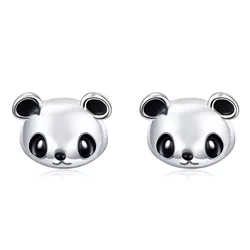 OLIVIE Stříbrné náušnice PANDA 3384